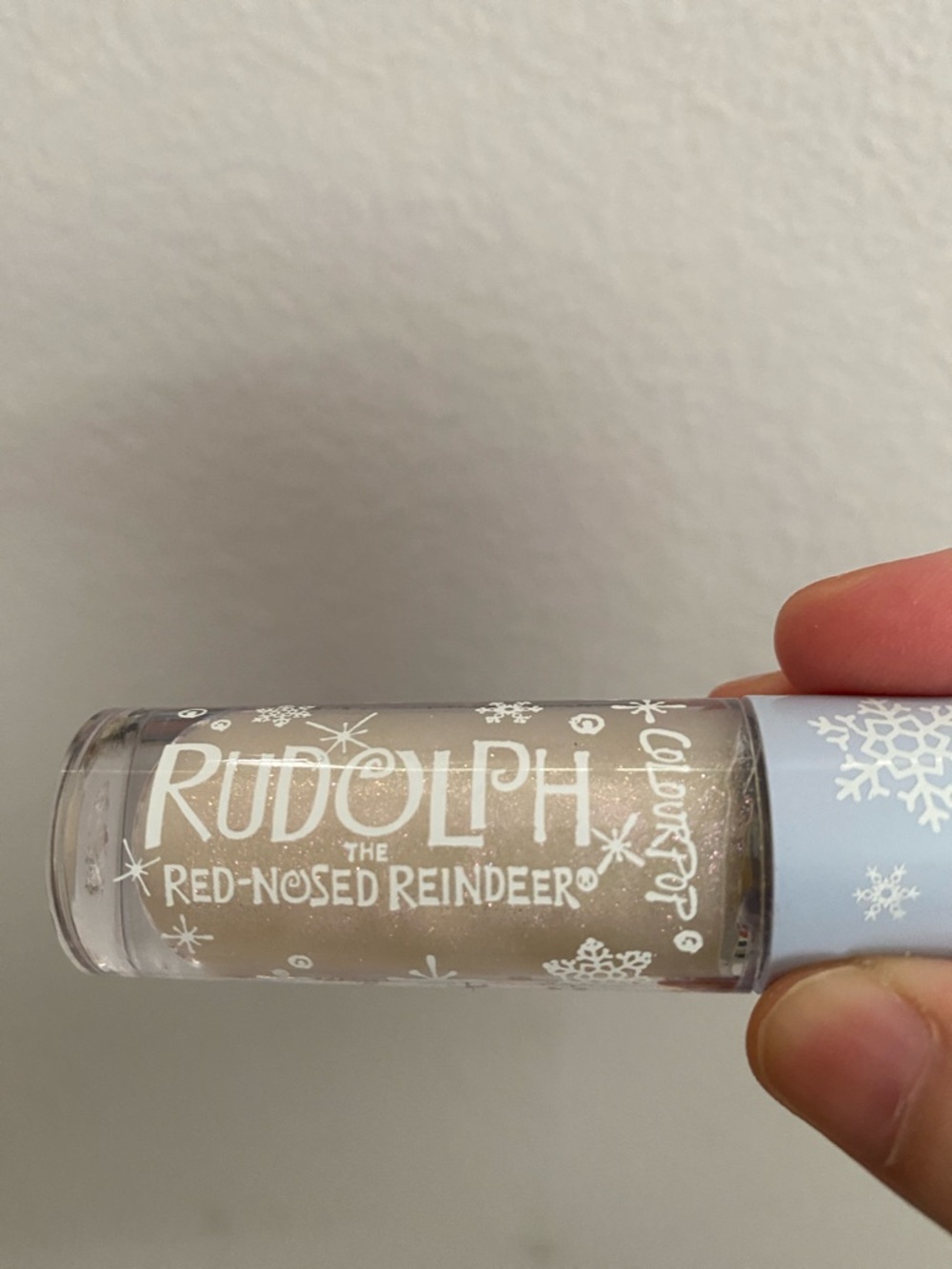 Colourpop Rudolph The Red-Nosed Reindeer Shimmery Clear Lip Gloss